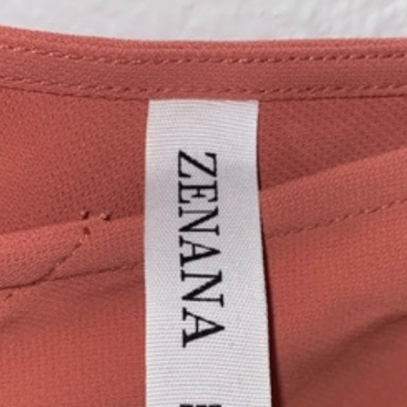 Zenana | Dark Dusty Rose Tank w/ Button Front - Picture 4 of 4